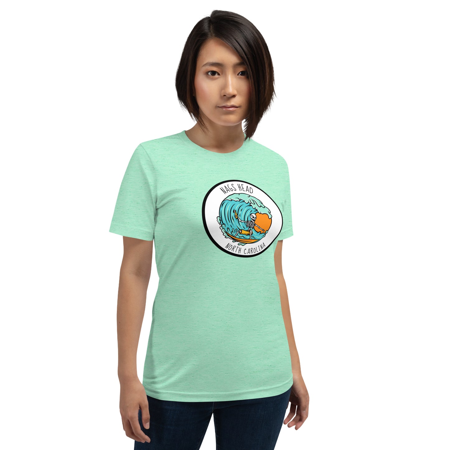 Surf Nags Head, North Carolina Outer Banks OBX t-shirt