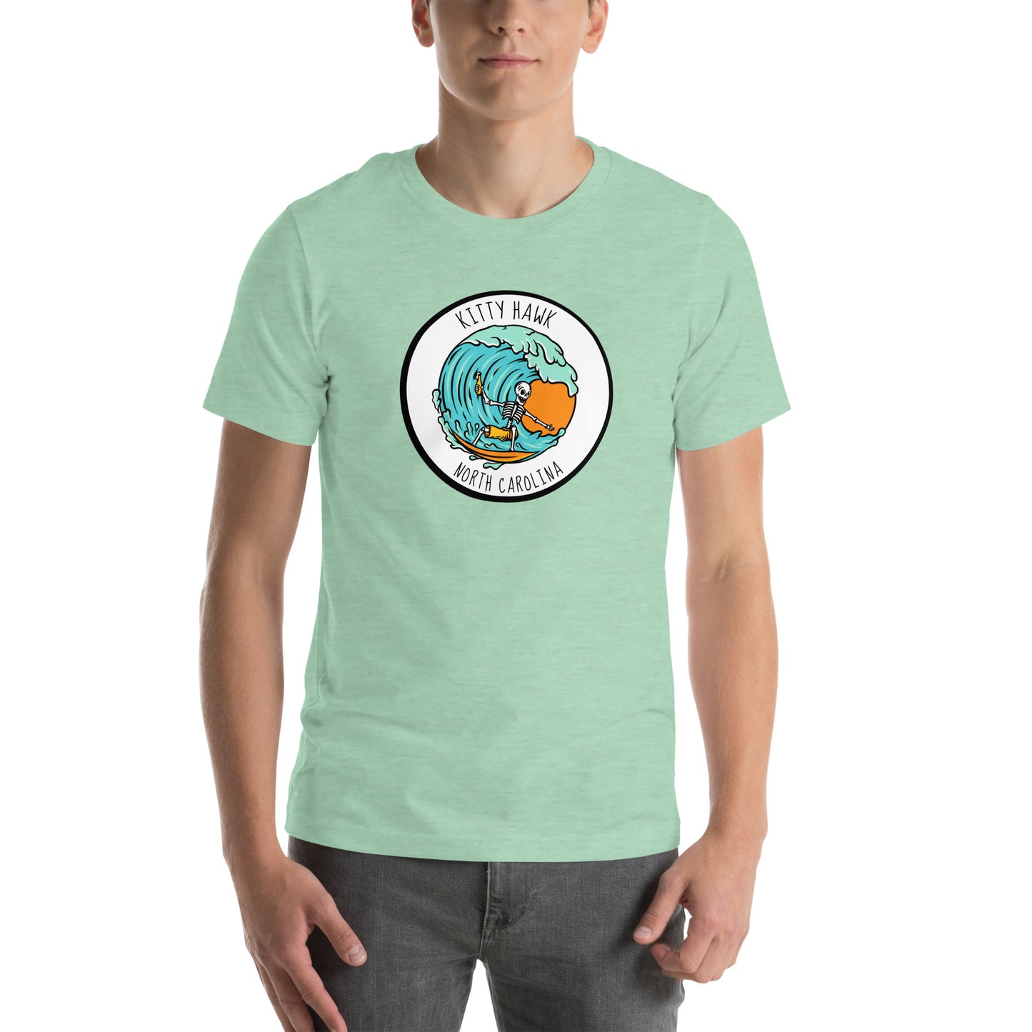 Surf Kitty Hawk, North Carolina OBX Outer Banks t-shirt