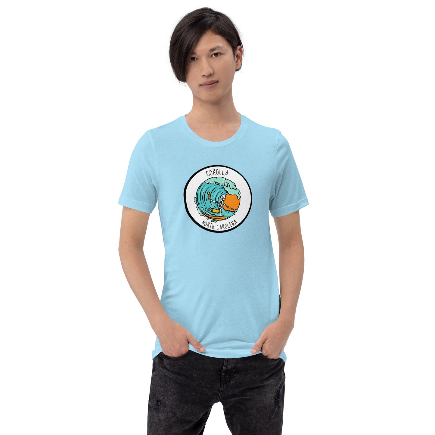Surf Corolla, North Carolina Outer Banks OBX t-shirt