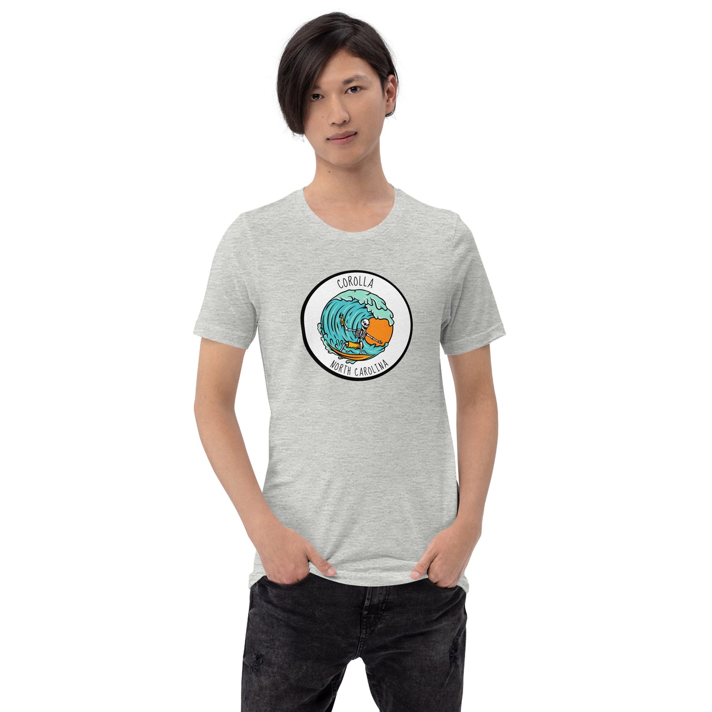 Surf Corolla, North Carolina Outer Banks OBX t-shirt