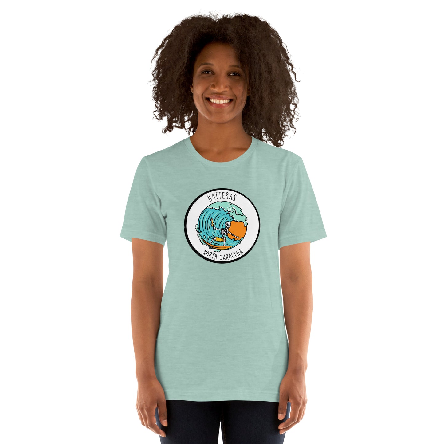 Surf Hatteras, North Carolina Outer Banks OBX t-shirt
