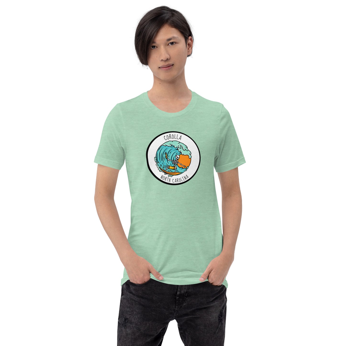 Surf Corolla, North Carolina Outer Banks OBX t-shirt