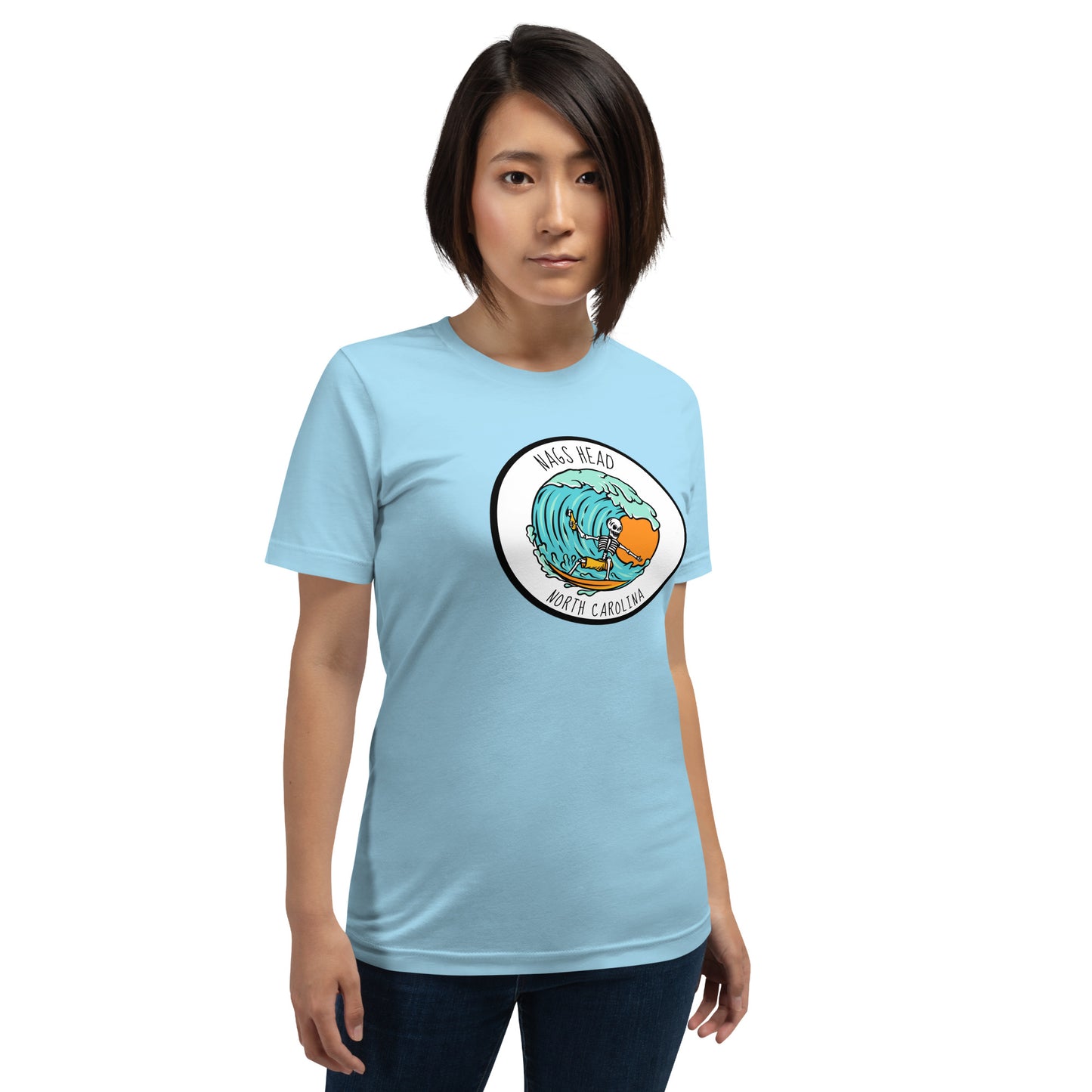 Surf Nags Head, North Carolina Outer Banks OBX t-shirt