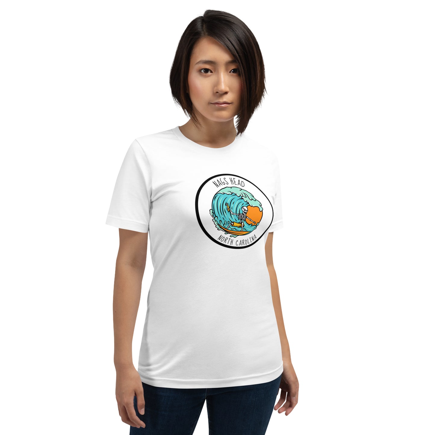 Surf Nags Head, North Carolina Outer Banks OBX t-shirt