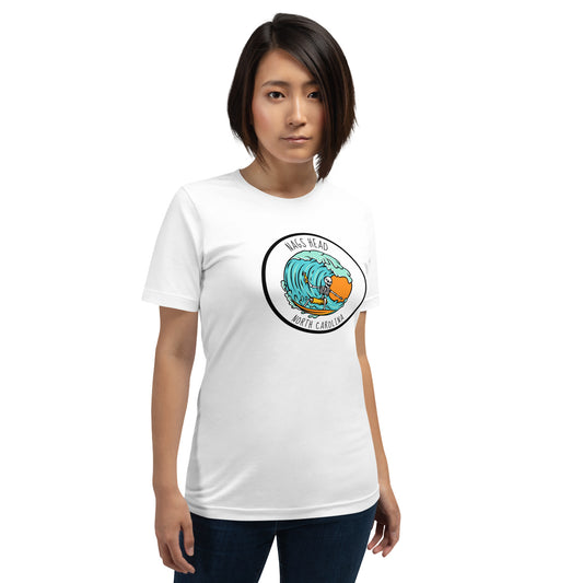 Surf Nags Head, North Carolina Outer Banks OBX t-shirt