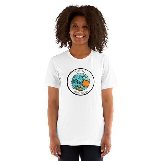 Surf Hatteras, North Carolina Outer Banks OBX t-shirt