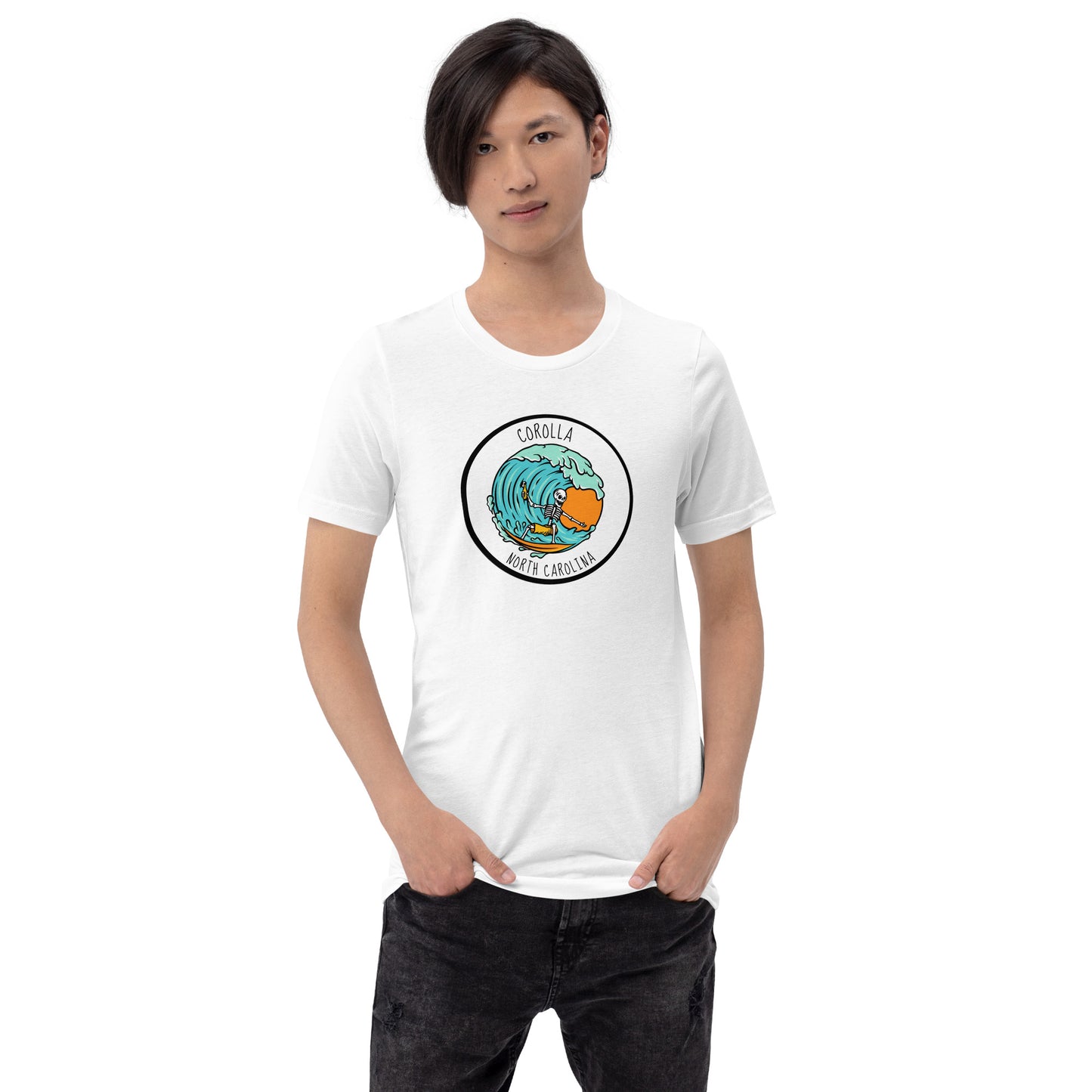 Surf Corolla, North Carolina Outer Banks OBX t-shirt